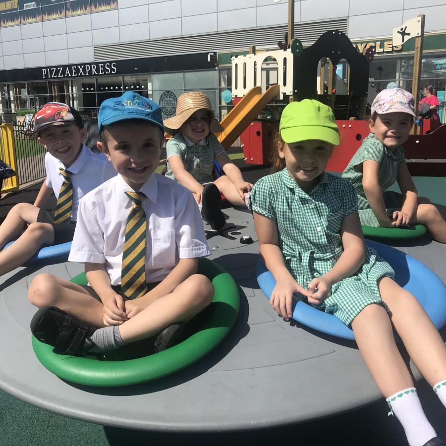 Outdoor play area at Xscape Yorkshire