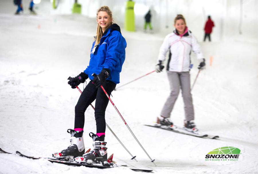 Women Skiing at Xscape