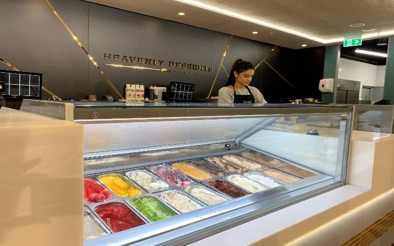 Heavenly Desserts Ice Cream Counter at Xscape Yorkshire in Castleford