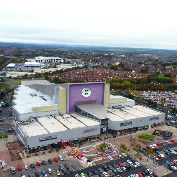 Aerial Photo of Xscape Yorkshire